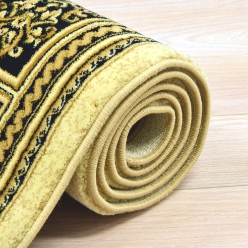 Dywan Tradycyjny 280x370 cm Orientalny Kremowy Do Salonu BELVEDERE 0809D cream/cream