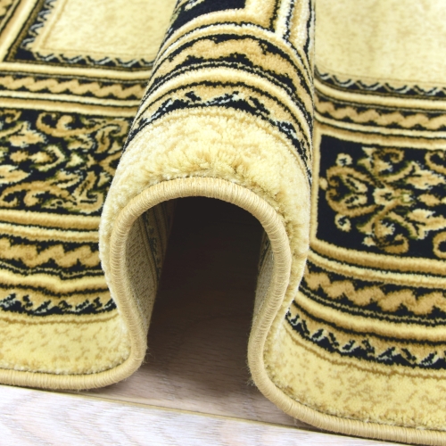 Dywan Tradycyjny 280x370 cm Orientalny Kremowy Do Salonu BELVEDERE 0809D cream/cream
