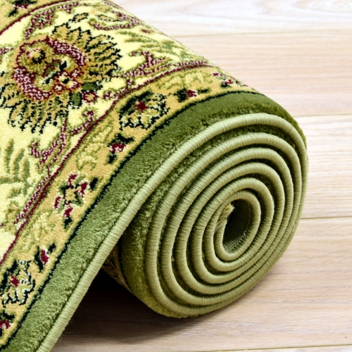 Dywan Tradycyjny 60x100 cm Orientalny Zielony Do Salonu BELVEDERE 1536A moss/moss