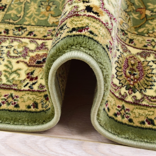 Dywan Tradycyjny 60x100 cm Orientalny Zielony Do Salonu BELVEDERE 1536A moss/moss