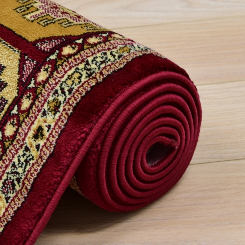 Dywan Tradycyjny 60x100 cm Orientalny Bordowy Do Salonu BELVEDERE 1538A cherry/cherry