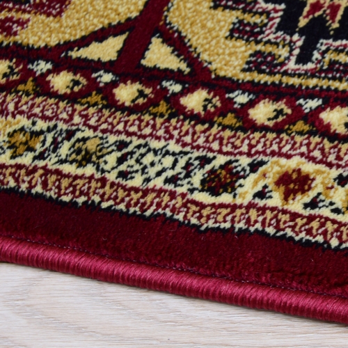 Dywan Tradycyjny 60x100 cm Orientalny Bordowy Do Salonu BELVEDERE 1538A cherry/cherry