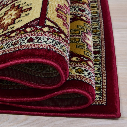 Dywan Tradycyjny 60x100 cm Orientalny Bordowy Do Salonu BELVEDERE 1538A cherry/cherry