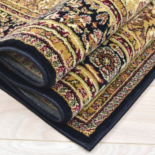 Dywan Tradycyjny 60x100 cm Orientalny Kremowy Do Salonu BELVEDERE 1650A cream/black