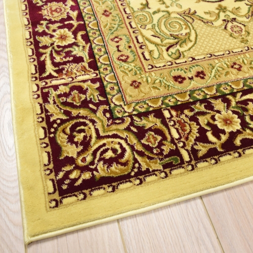 Dywan Tradycyjny 60x100 cm Orientalny Kremowy Do Salonu BELVEDERE 2284A cream/cherry