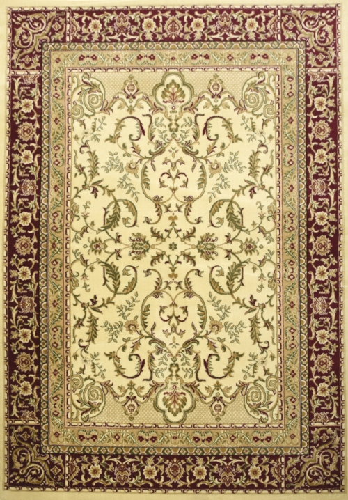 Dywan Tradycyjny 60x100 cm Orientalny Kremowy Do Salonu BELVEDERE 2284A cream/cherry
