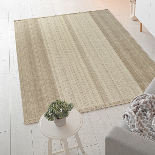 Dywan Wełniany 120x170 cm Boho Kremowy Do Salonu DUNE NATURAL 77961-72800