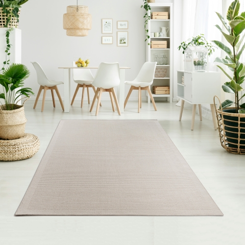 Dywan Wełniany 120x170 cm Boho Piaskowy Do Salonu DUNE NATURAL 89861-68200