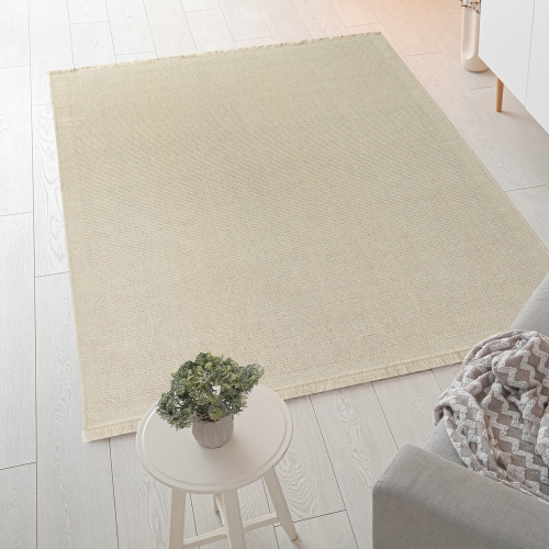 Dywan Wełniany 120x170 cm Boho Kremowy Do Salonu DUNE NATURAL 89861-69400       