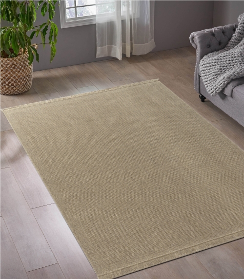 Dywan Wełniany 160x230 cm Boho Beżowy Do Salonu DUNE NATURAL 89861-69500