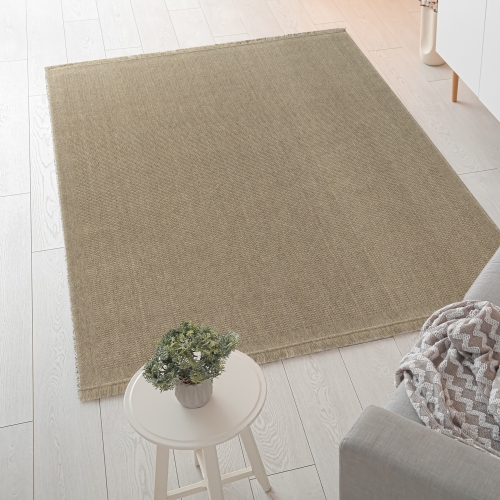 Dywan Wełniany 160x230 cm Boho Beżowy Do Salonu DUNE NATURAL 89861-69500