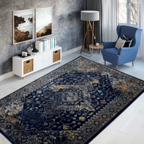 Dywan Etna BT25B d.blue/grey