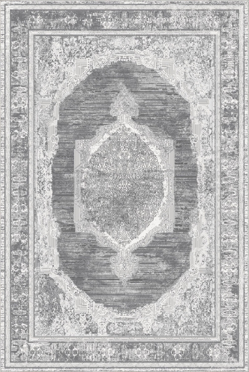 Dywan Tradycyjny 140x200 cm Orientalny Szary Do Salonu LATINA CH99A grey/grey