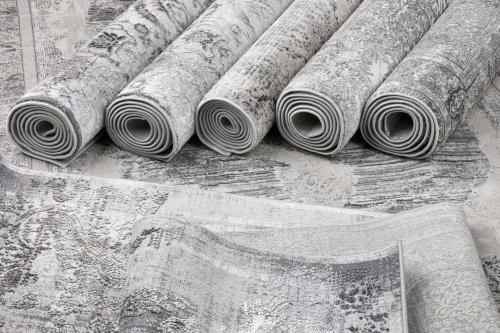 Dywan Tradycyjny 80x150 cm Orientalny Szary Do Salonu LATINA CL01A grey/l.grey