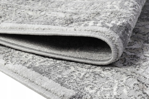 Dywan Tradycyjny 140x200 cm Orientalny Szary Do Salonu LATINA CL04A l.grey/grey