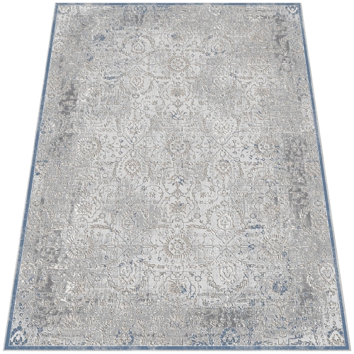 Dywan Tradycyjny 80x150 cm Orientalny Szary Do Salonu LATINA CM53A l.grey/l.grey