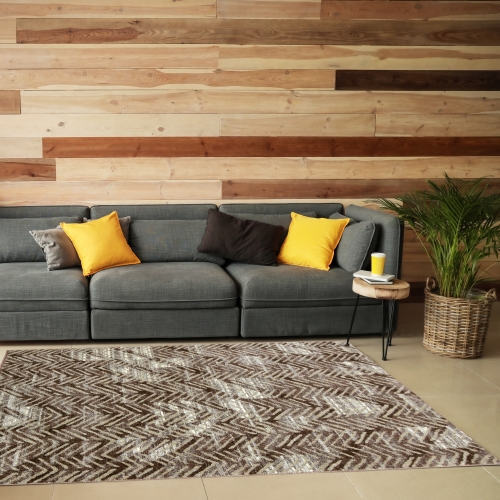 Dywan 160x230 Nowoczesny Brązowy Do Salonu ADVENTURE 49291-15044  