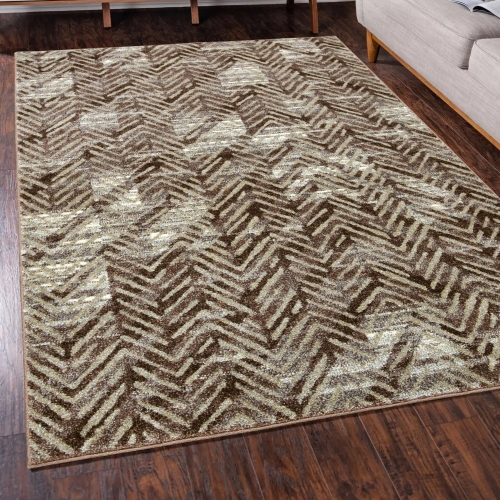 Dywan 160x230 Nowoczesny Brązowy Do Salonu ADVENTURE 49291-15044  