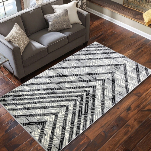 Dywan 160x230 Nowoczesny Szary Do Salonu ADVENTURE 49291-16811