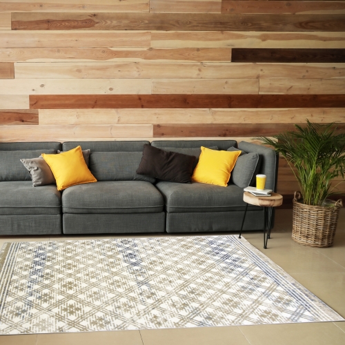 Dywan 160x230 Nowoczesny Beżowy Do Salonu ADVENTURE 49311-15055