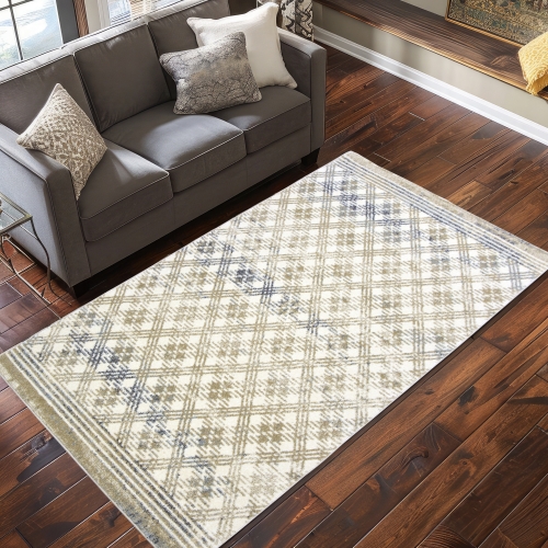 Dywan 160x230 Nowoczesny Beżowy Do Salonu ADVENTURE 49311-15055