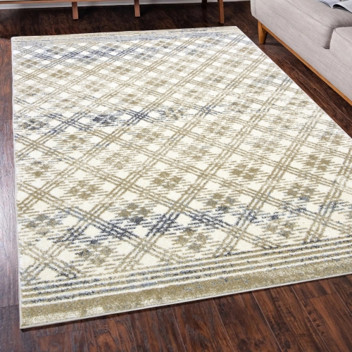 Dywan 160x230 Nowoczesny Beżowy Do Salonu ADVENTURE 49311-15055