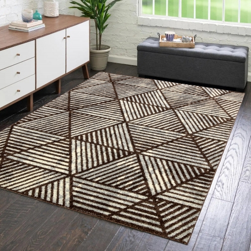 Dywan 160x230 Nowoczesny Brązowy Do Salonu ADVENTURE 59531-15022