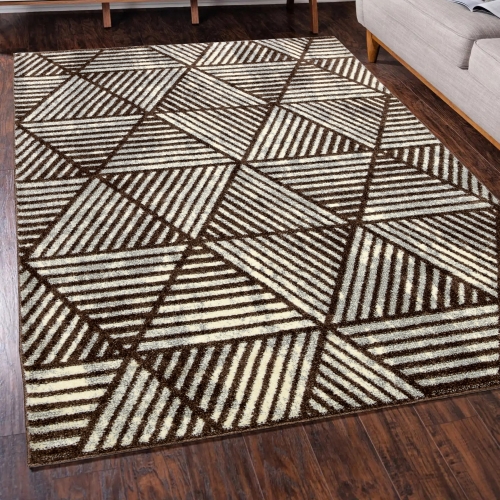 Dywan 160x230 Nowoczesny Brązowy Do Salonu ADVENTURE 59531-15022