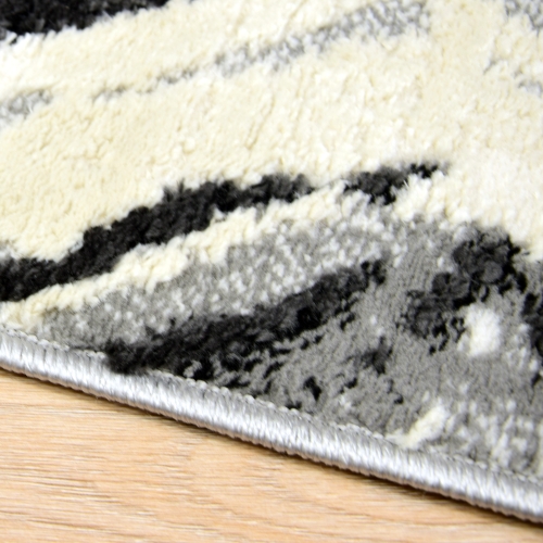 Dywan z frędzlami 120x170 cm Boho Czarny Do Salonu ANKONA 8253A anthracite/bone