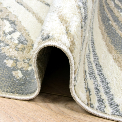 Dywan z frędzlami 120x170 cm Boho Szary Do Salonu ANKONA 8253A grey/beige