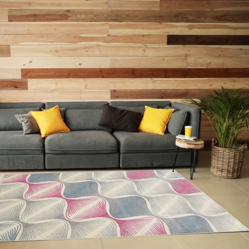 Dywan Abstrakcyjny 80x150 Nowoczesny Szary Do Salonu ADVENTURE 85981-16833