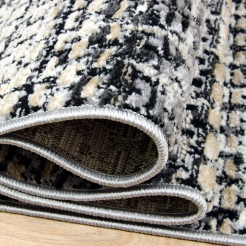 Dywan z frędzlami 120x170 cm Boho Szary Do Salonu ANKONA 9028A grey/beige