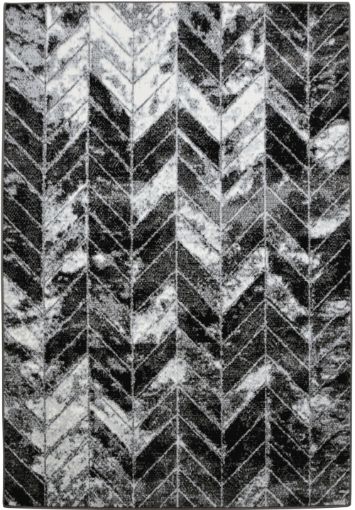 Dywan Geometryczny 160x220 cm Nowoczesny Szary Do Salonu GRAFICA Fir