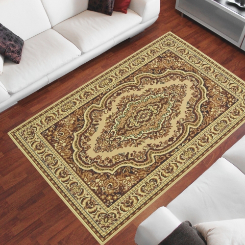 Dywan Tradycyjny 200x300 cm Orientalny Beżowy Do Salonu GRAFICA Princess