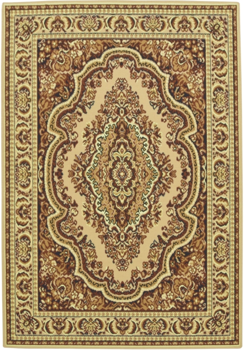 Dywan Tradycyjny 200x300 cm Orientalny Beżowy Do Salonu GRAFICA Princess