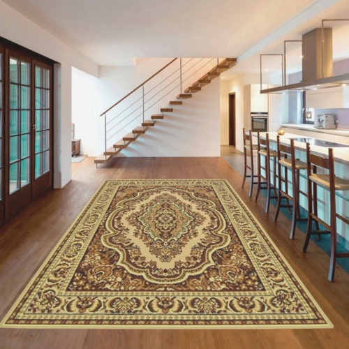 Dywan Tradycyjny 200x300 cm Orientalny Beżowy Do Salonu GRAFICA Princess