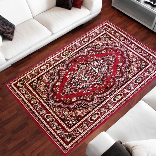 Dywan Tradycyjny 160x220 cm Orientalny Bordowy Do Salonu GRAFICA Princess       