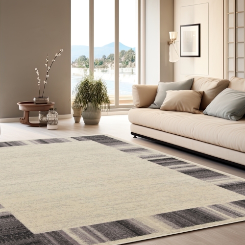 Dywan Wełniany 60x110 cm Tradycyjny Kremowy Do Salonu PASSION 89891-52044