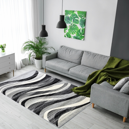 Dywan Loft 60x110 Nowoczesny Szary Do Salonu ROMANTIC 17991-18411