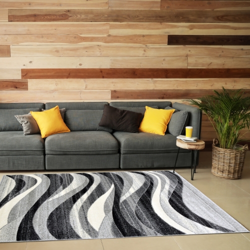 Dywan Loft 60x110 Nowoczesny Szary Do Salonu ROMANTIC 17991-18411