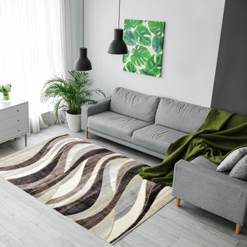 Dywan Loft 120x170 Nowoczesny Beżowy Do Salonu ROMANTIC 17991-18455