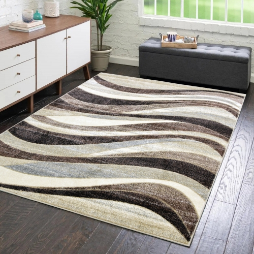 Dywan Loft 120x170 Nowoczesny Beżowy Do Salonu ROMANTIC 17991-18455