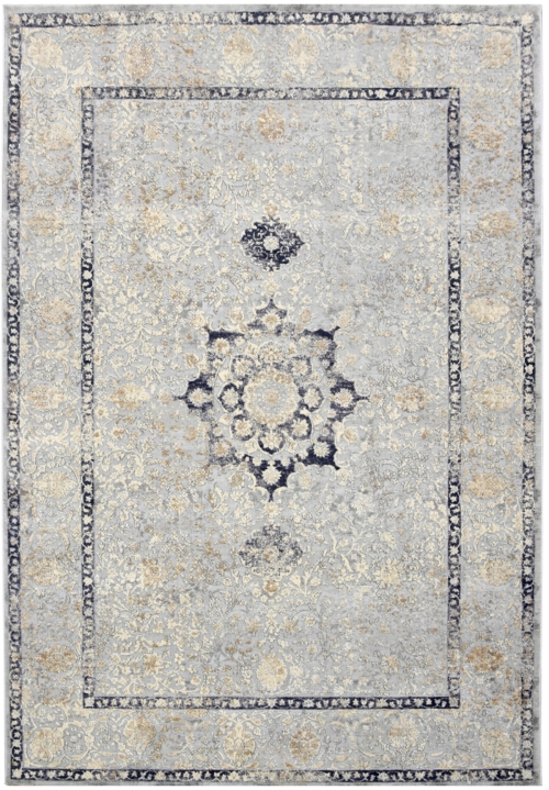Dywan Tradycyjny 116x180 cm Orientalny Szary Do Salonu VALENCIA V306A