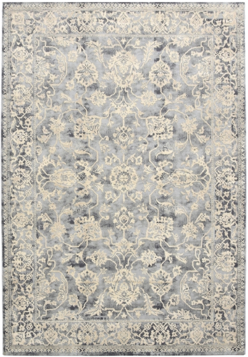 KLASYCZNY ORIENTALNY BEŻOWY SZARY DYWAN DO SALONU - DYWANY LOFT VALENCIA - (V350A) 300x400