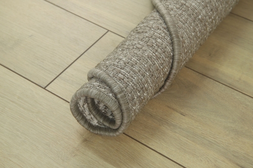Dywan Okrągły 140x140 cm Sznurkowy Beżowy Do Ogrodu LANA 205607 10610 Linen O