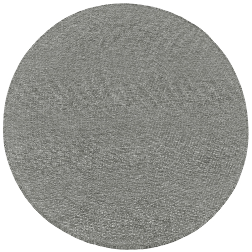Dywan Okrągły 140x140 cm Sznurkowy Szary Do Ogrodu LANA 205607 10010 Silver O