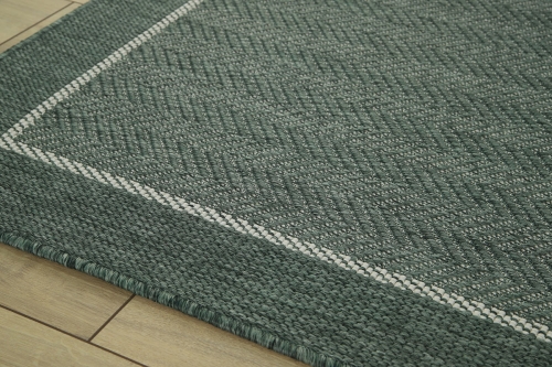 Dywan Zewnętrzny 180x260 cm Sznurkowy Beżowy Do Ogrodu LANA 205648 10510 Green