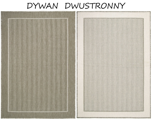 Dywan Zewnętrzny 180x260 cm Sznurkowy Beżowy Do Ogrodu LANA 205648 10610 Linen