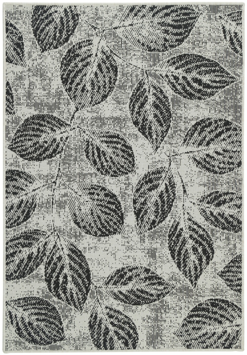 Dywan Zewnętrzny 180x260 cm Sznurkowy Czarny Do Ogrodu LANA 205657 10120 Night