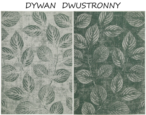 Dywan Zewnętrzny 180x260 cm Sznurkowy Zielony Do Ogrodu LANA 205657 10520 Green